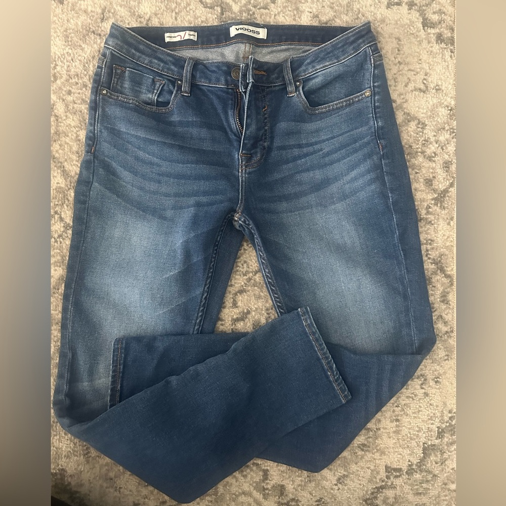 VIGOSS Thompson Tomboy Jeans - Indigo - Size 6/28 Crop